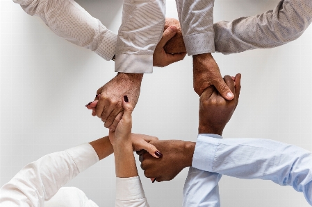 Hand holding hands gesture arm Photo