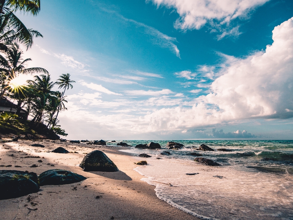 Sky beach cloud sea