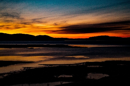 Sky afterglow sunset horizon Photo