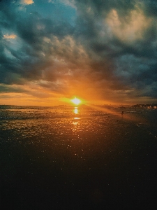 Sky horizon cloud water Photo