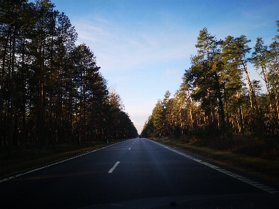 Road sky natural landscape highway Photo