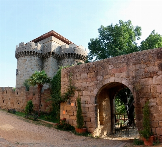 Village spain wall arch Photo