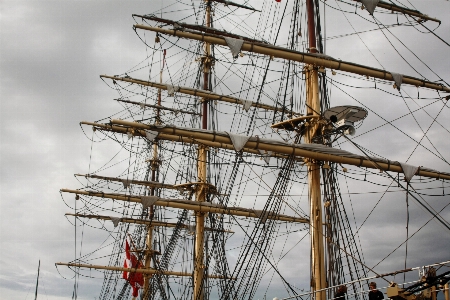 Boat sea tall ship sailing Photo