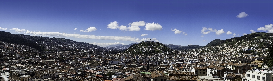 Quito downtown colonial ecuador