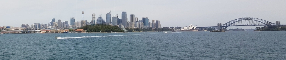 Sydney harbor bridge tower opera house