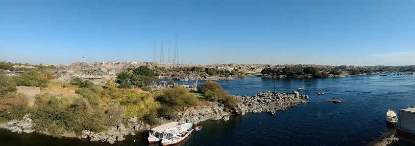 Nile nuba aswan egypt Photo