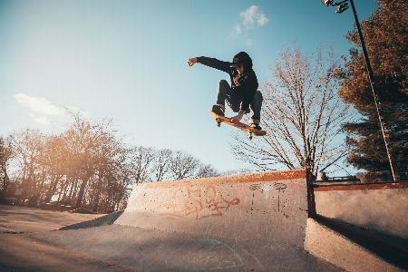 Skateboarding skateboard kickflip skateboarder Photo