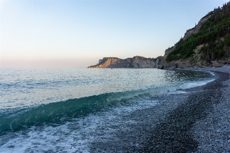 Body of water coast sea headland Photo