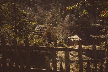 Village houses ruins brown Photo