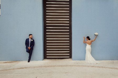 Photograph dress standing bride Photo