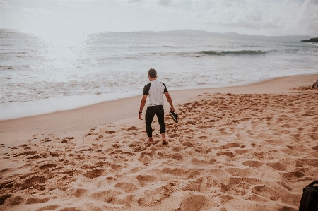 Beach photograph sand ocean Photo