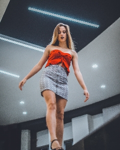 Fashion model clothing show Photo