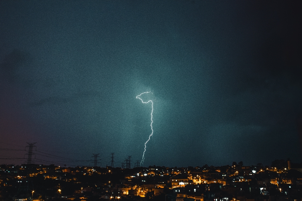 Thunder sky thunderstorm lightning