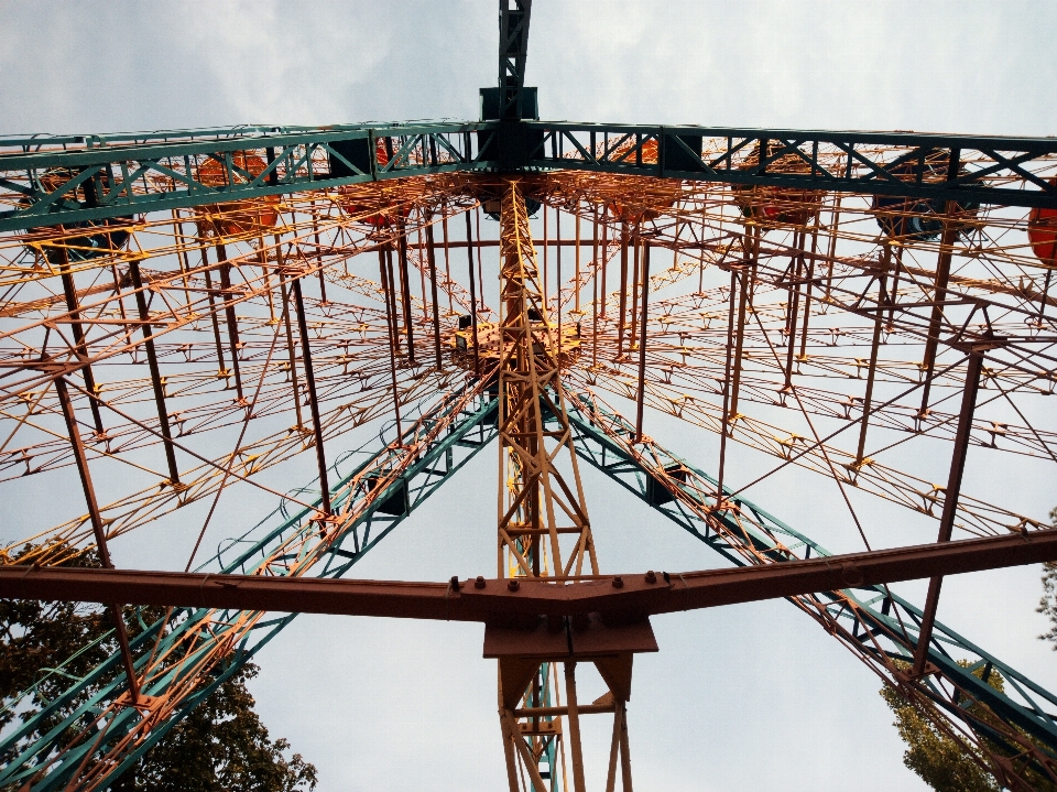 Park ferris wheel carousel attraction