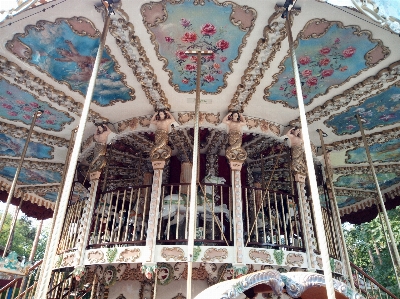 Park cabin children carousel Photo