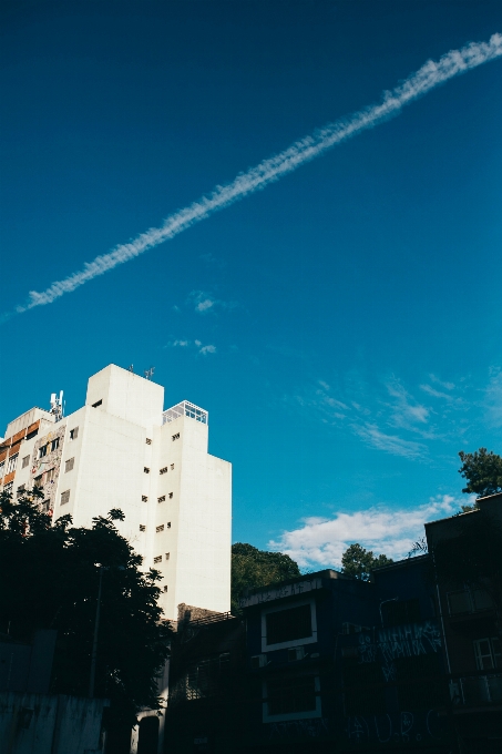 Cielo azul nube tiempo de día