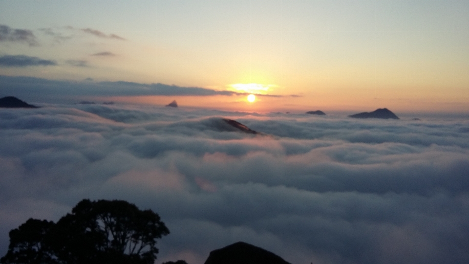 Sky clouds nature mountains