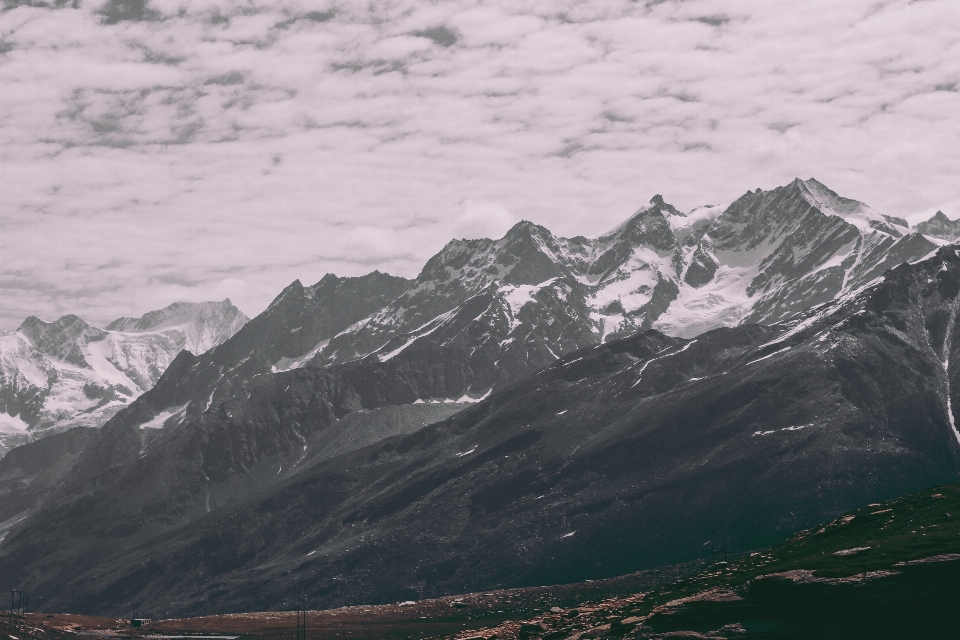 Mountainous landforms mountain range highland