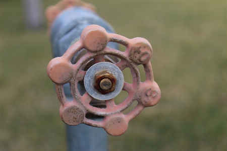 Rust pipe rustic hand Photo