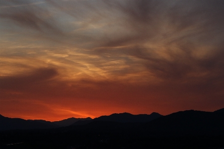 Sunset mountains smoky asheville Photo