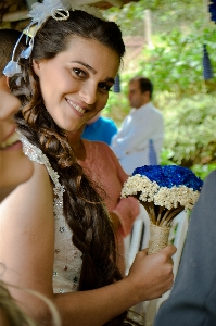 Woman hair hairstyle headpiece Photo