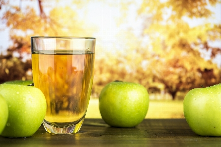 Apple cider juice beverage Photo