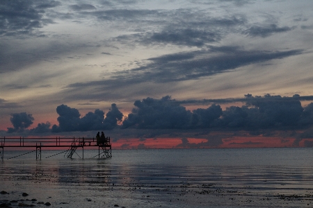 Foto Langit awan cakrawala laut