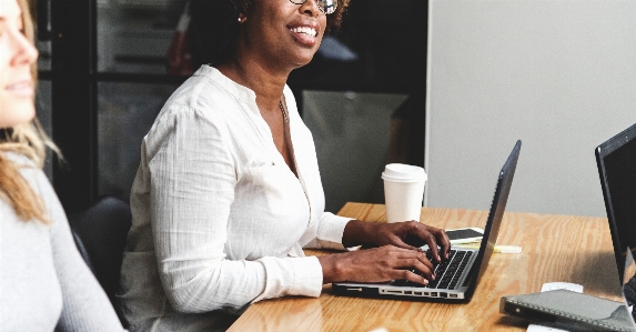 Job white collar worker laptop employment Photo