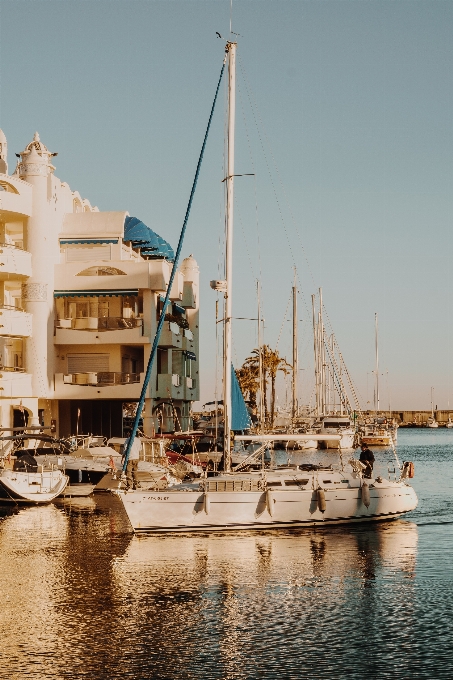 Boat vehicle harbor marina