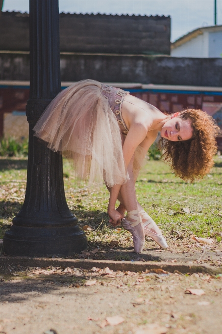 Hair beauty long dress