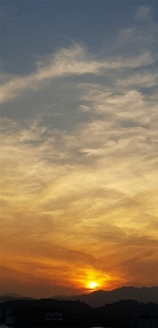 Foto Atardecer cielo nube resplandor crepuscular
