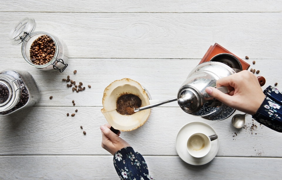 Udara latar belakang barista
 kacang polong