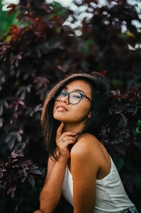 Hair face glasses eyewear Photo