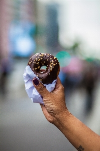 Zdjęcie Lody mrożony deser
 czekoladowe
 lody
