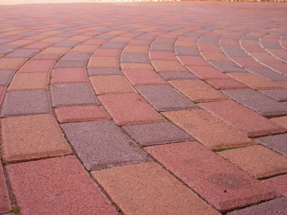 Paving pink purple orange