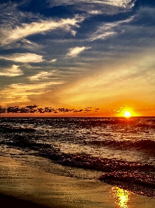 Beach sunset harbor country Photo