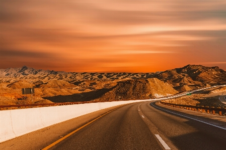 Road sky highway natural environment Photo