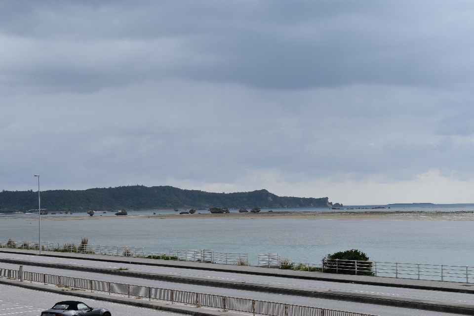 Okinawa japan winter sky