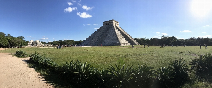 Pyramid sky archaeologist rock Photo