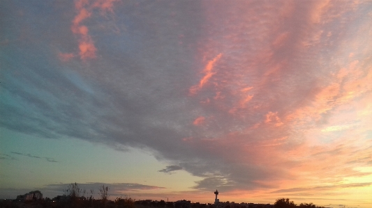 Foto Céu pôr do sol rosa luz