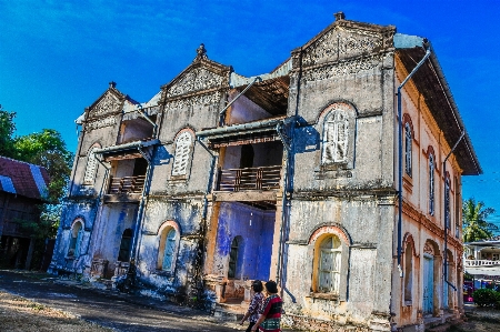 Historical tourism house building Photo