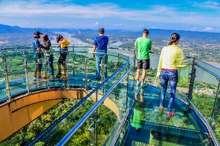 Shadow happy skywalk graceful Photo