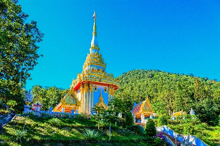 Religious tourism building gold Photo