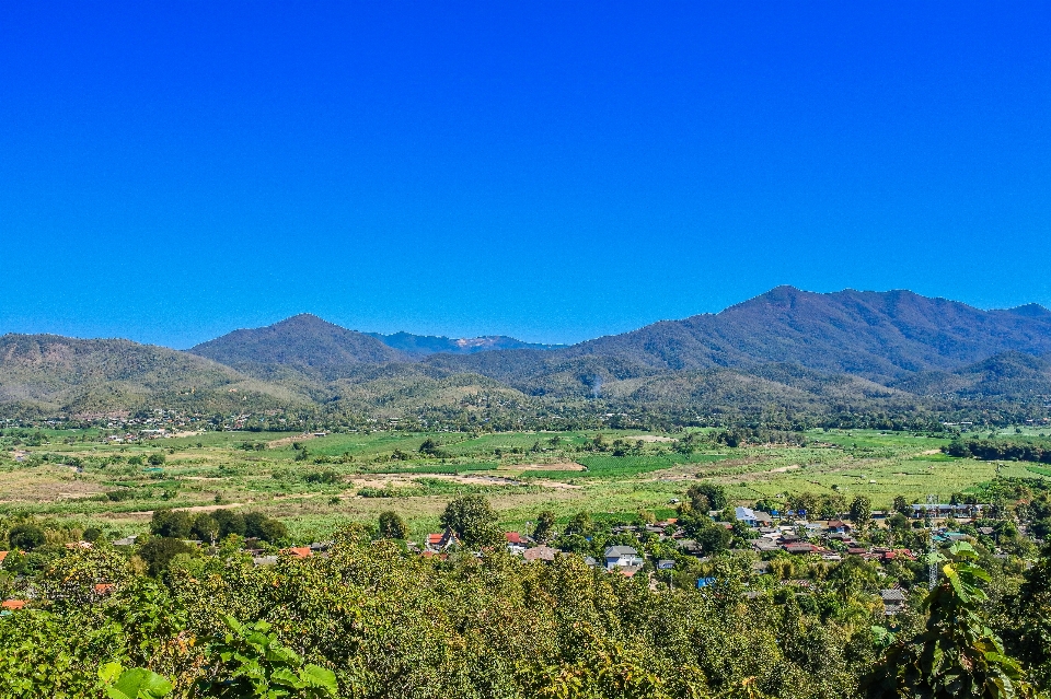 Forest destination village landscape mae hong son province