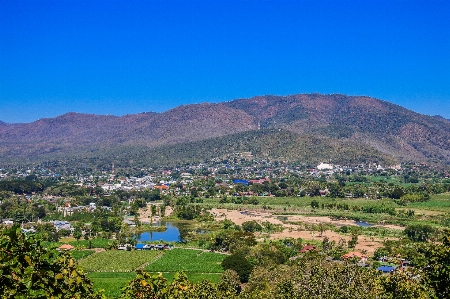 Forest destination village landscape mae hong son province Photo