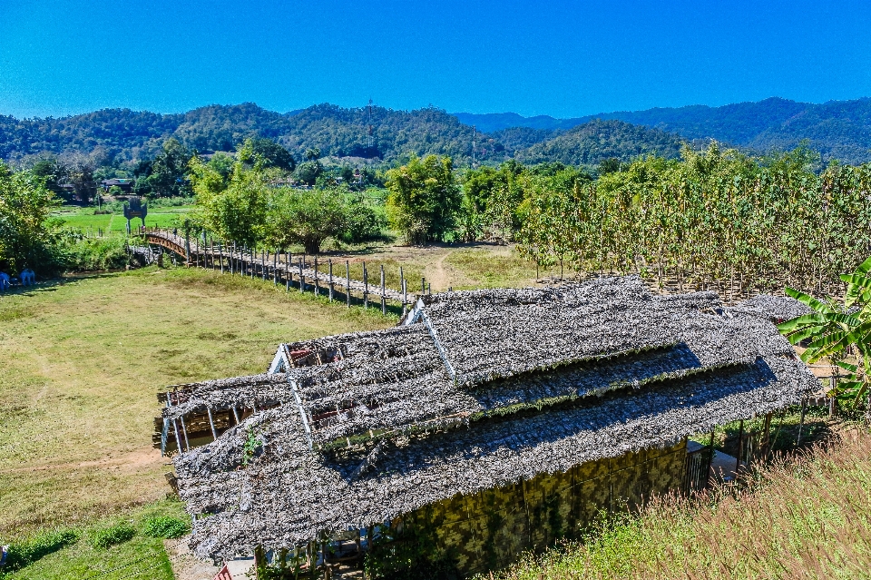 Land hütte ländlich nördlich