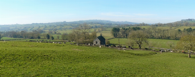 Derbyshire england chapel pasture Photo