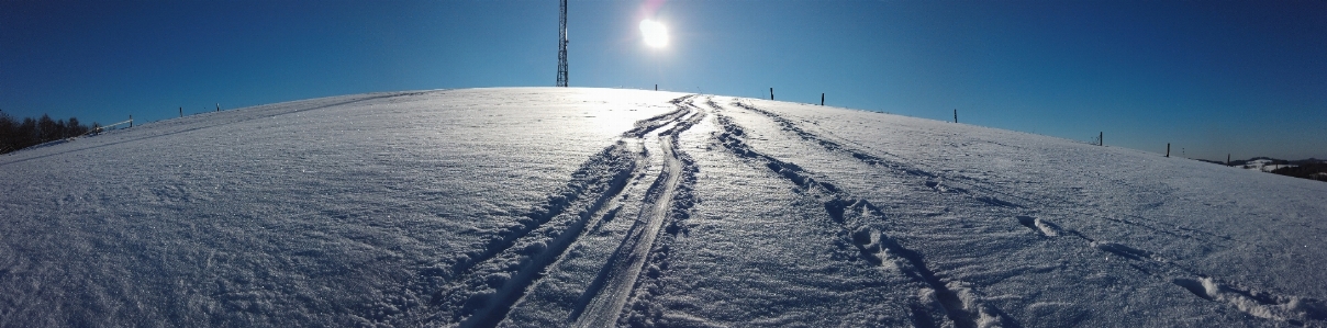 自然 雪 空 冬 写真