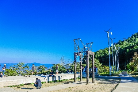 Forest mountains panoramic tourism Photo