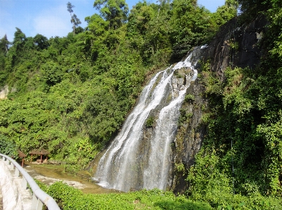 Nature waterfall water resources natural landscape Photo